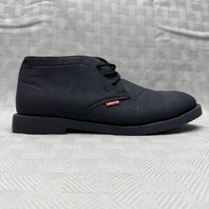 Levi's Chukka Boots Mens Size 9.5 Black Synthetic Upper Casual Lace Up 51801509U